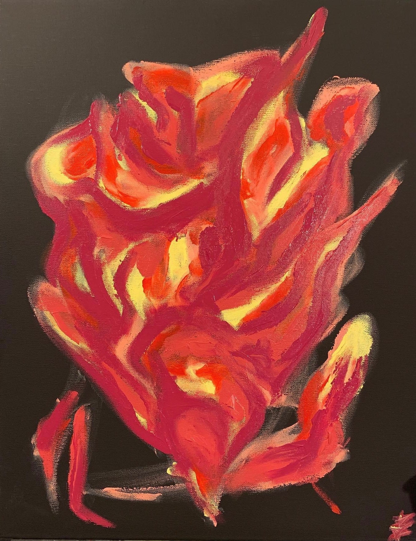 oveL Original Acrylic Painting