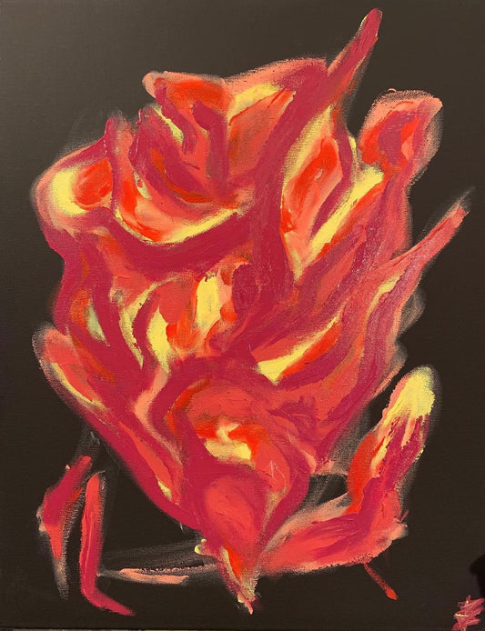 oveL Original Acrylic Painting